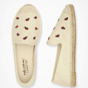Coldwater Creek Ivory Escape Espadrilles by Walk With Me/NIB/6.5M